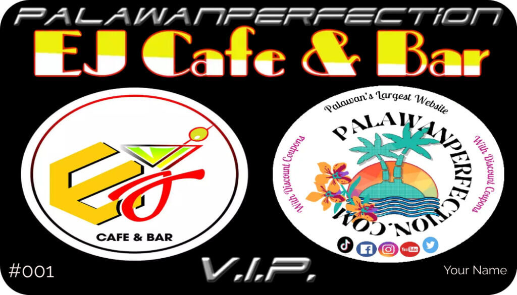 EJ Cafe Bar vip card